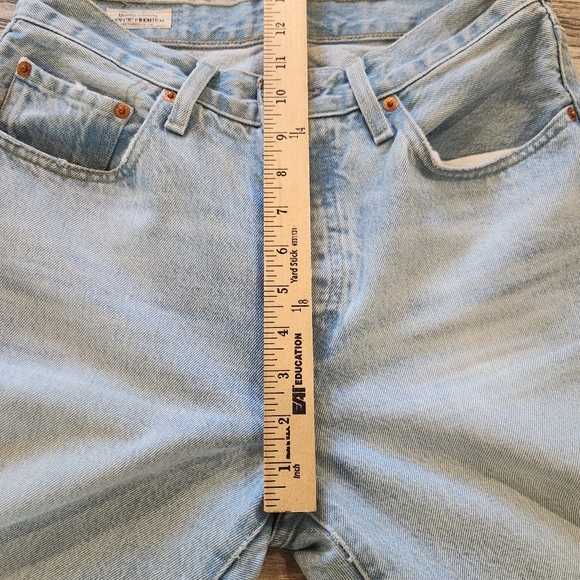 Levi's 501 Big E 27x32 Light Wash Jeans Button Fly Modern Red Tab Denim - Picture 16 of 16
